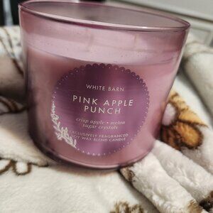 Pink apple punch candle